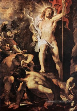 La Résurrection du Christ Baroque Peter Paul Rubens Peinture à l'huile